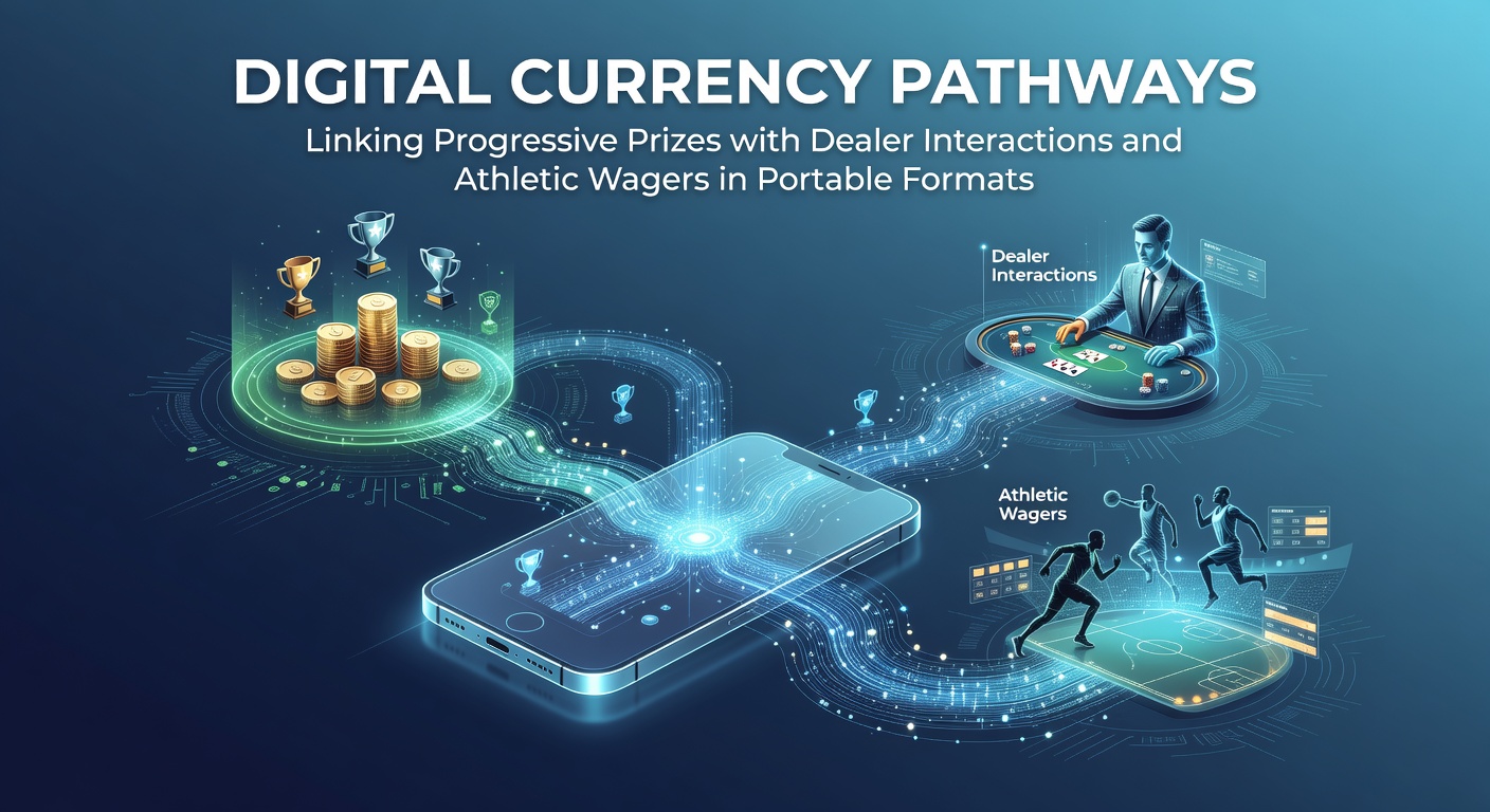 Mobile device displaying interconnected digital currency flows between progressive jackpot slots, live dealer interfaces, and sports wagering sections