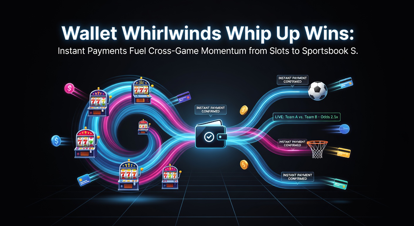 Screenshot of a mobile app displaying instant wallet transfer from slot winnings to a live sportsbook bet slip, highlighting speed and ease